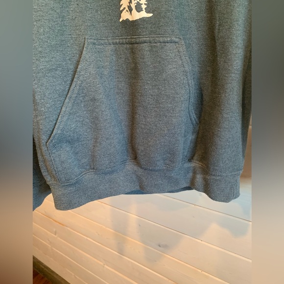 Gildan | “and into the forest..” Grey Hoodie - Picture 3 of 7